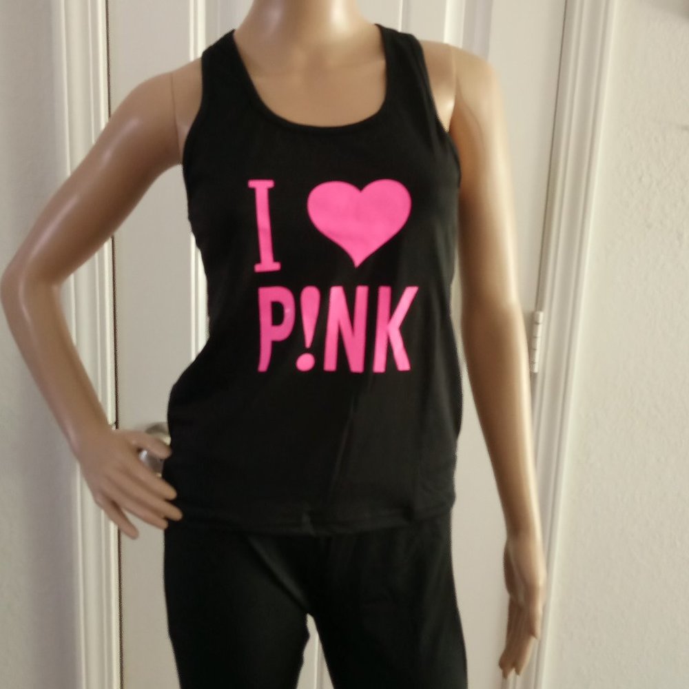I Love Pink Pant Set